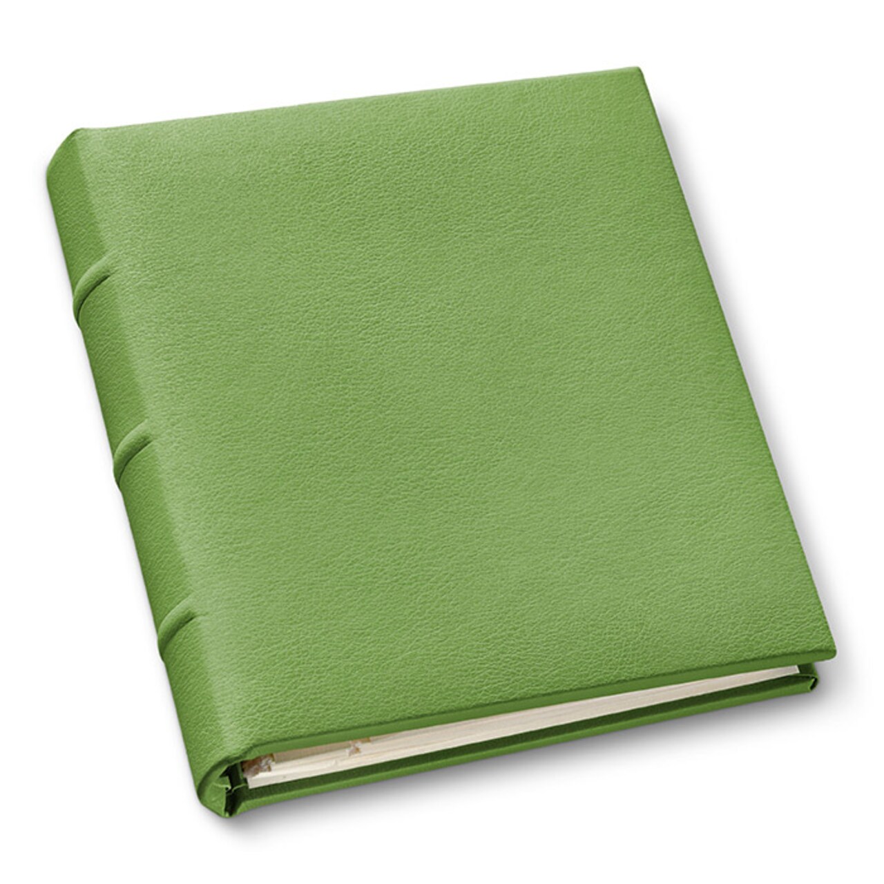 Gallery Leather Travel Photo Album Holds 4x6 Photos, 3 Ring Binder, 50 Pages for 50 Photos, Fillable, Handcrafted – 6.5” x 5.5”